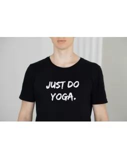 Футболка мужская — Just do yoga